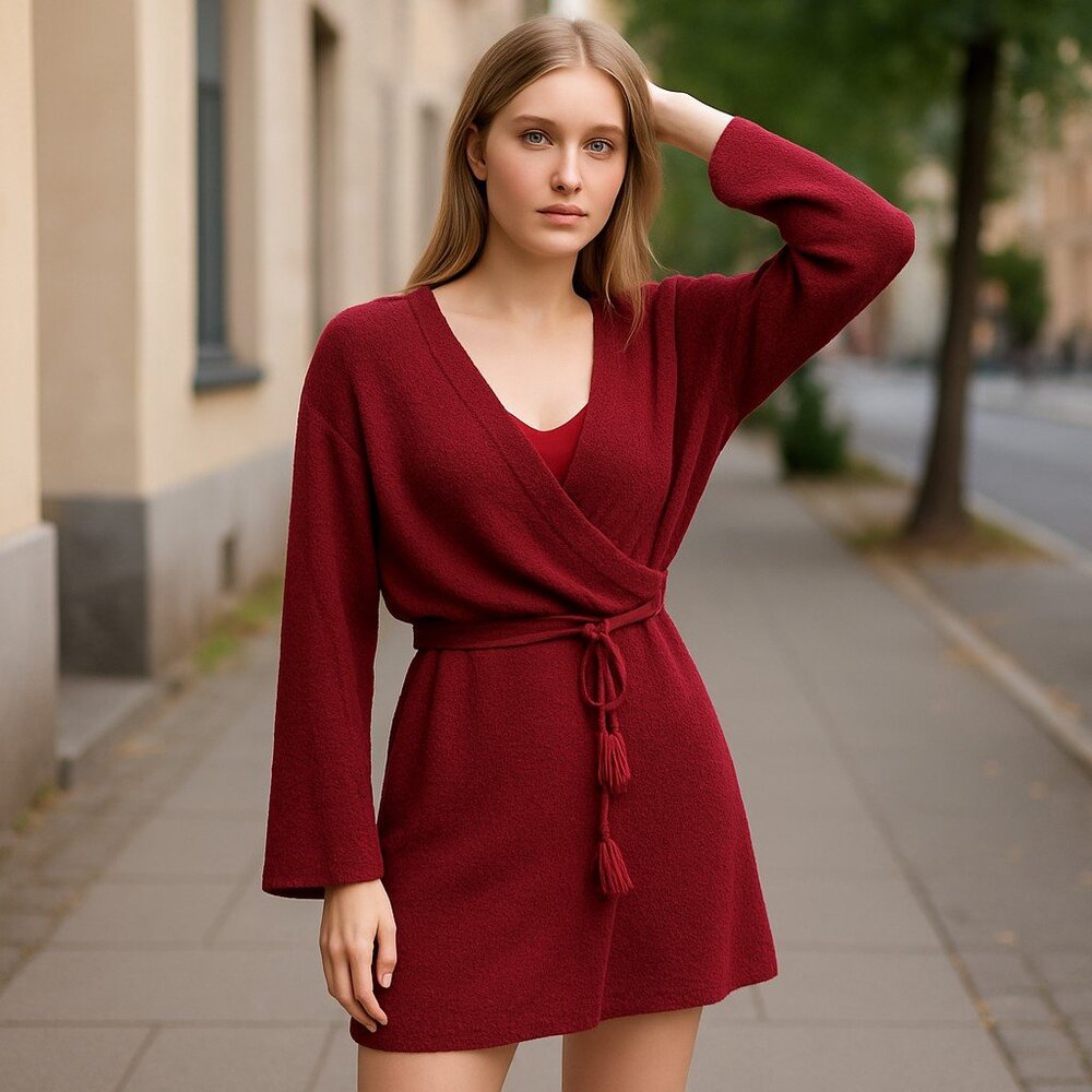 NWT L* SPACE X Nordstrom Topanga Sweater Knit Cover-Up Medium